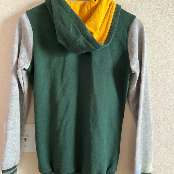 Girls Green Bay Packer Zip Hoodie - Picture 4 of 4